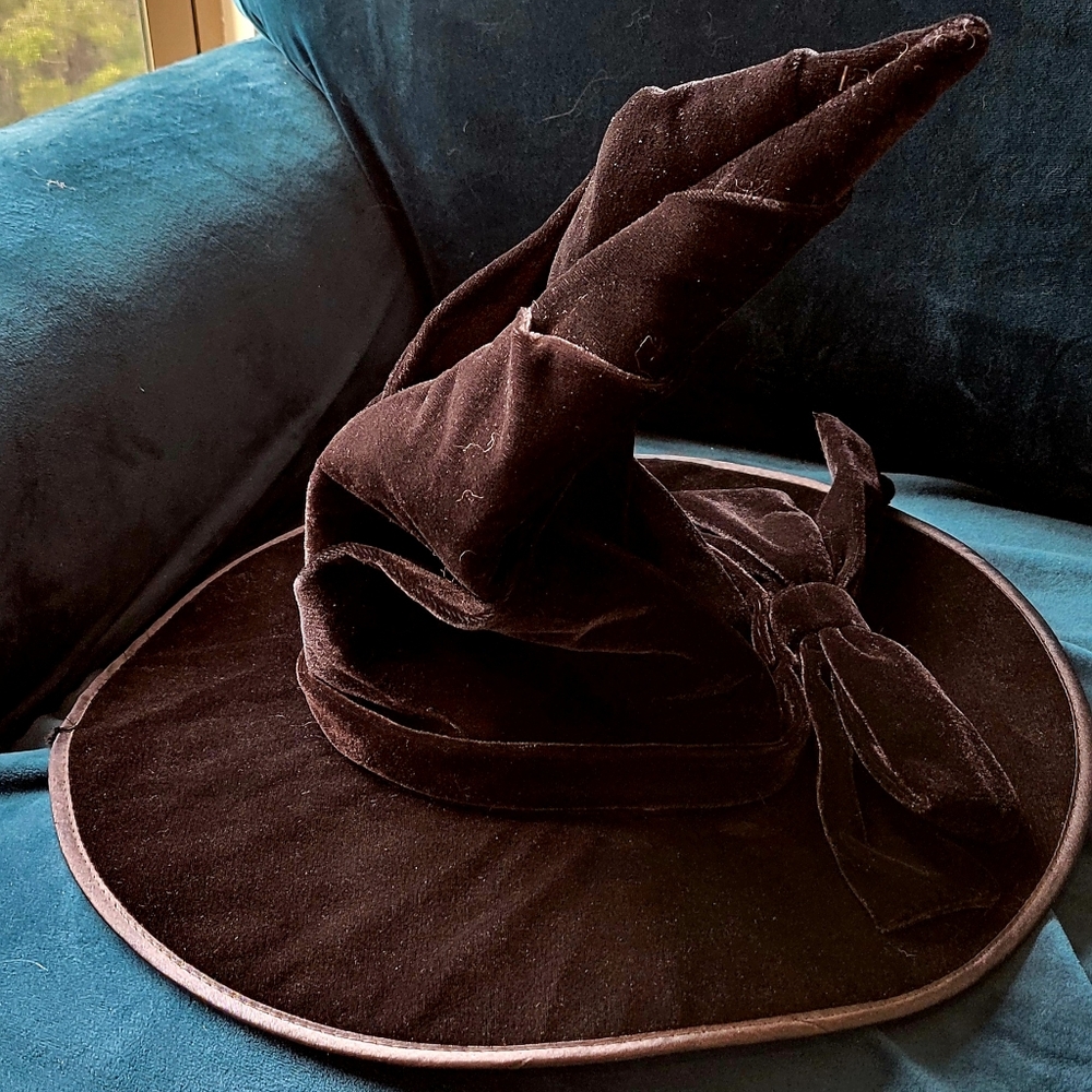 Black Velvet Witch Hat